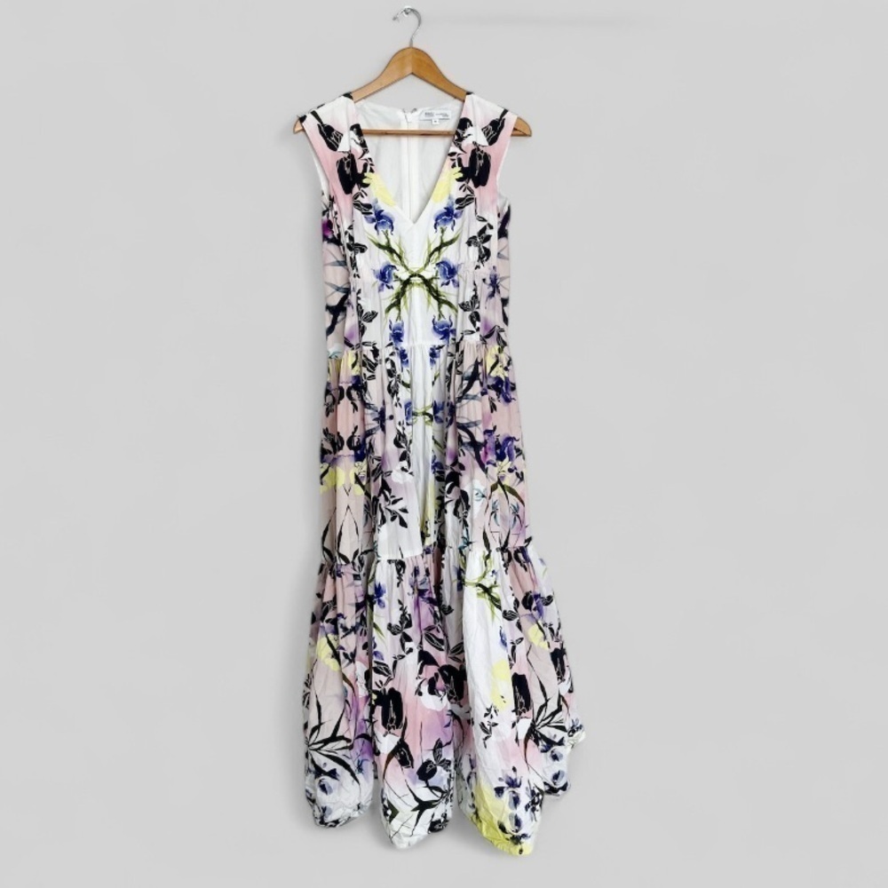 Bibhu Mohapatra Collective Tiered Floral Maxi Dress - Picture 2 of 10